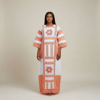 Robe Bazin coton l’élégance africaine