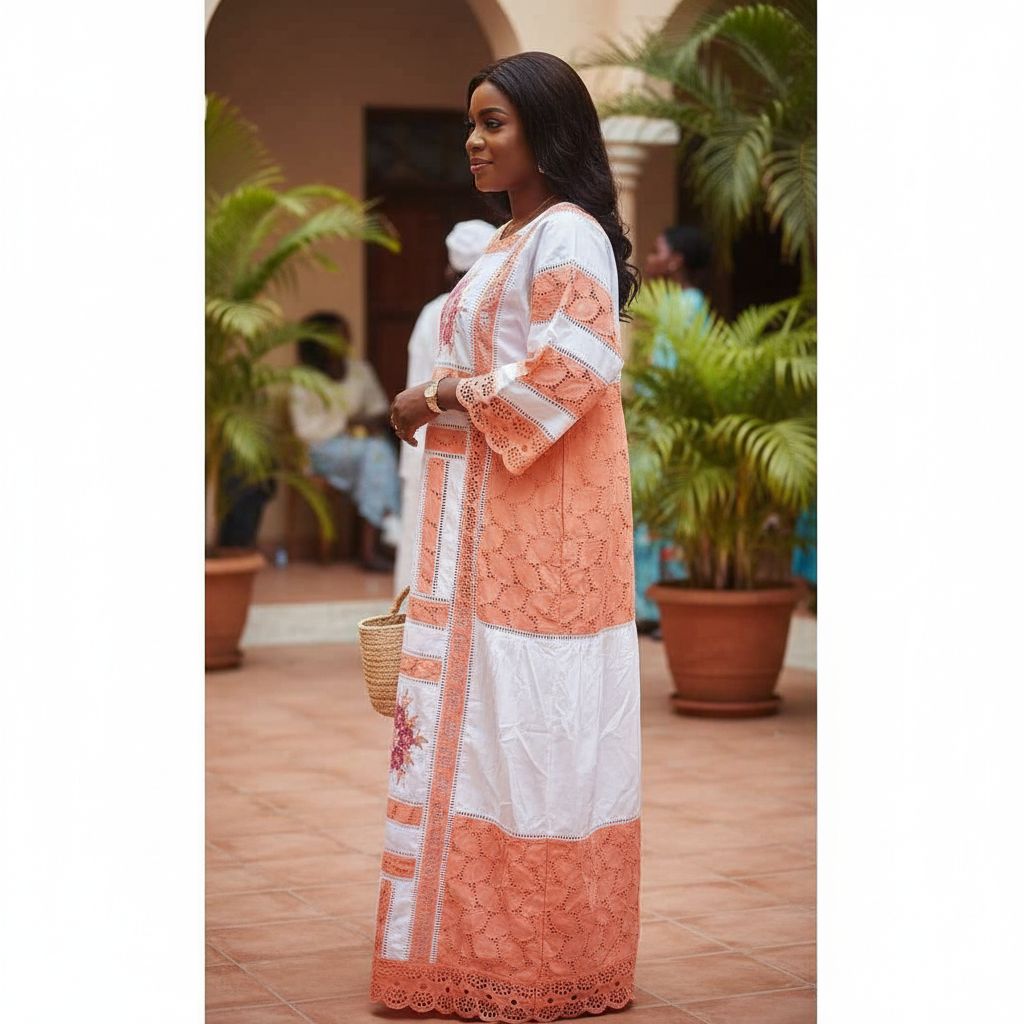 Robe Bazin coton l’élégance africaine