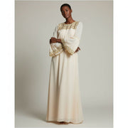 Robe femme en chiffon avec garnitures