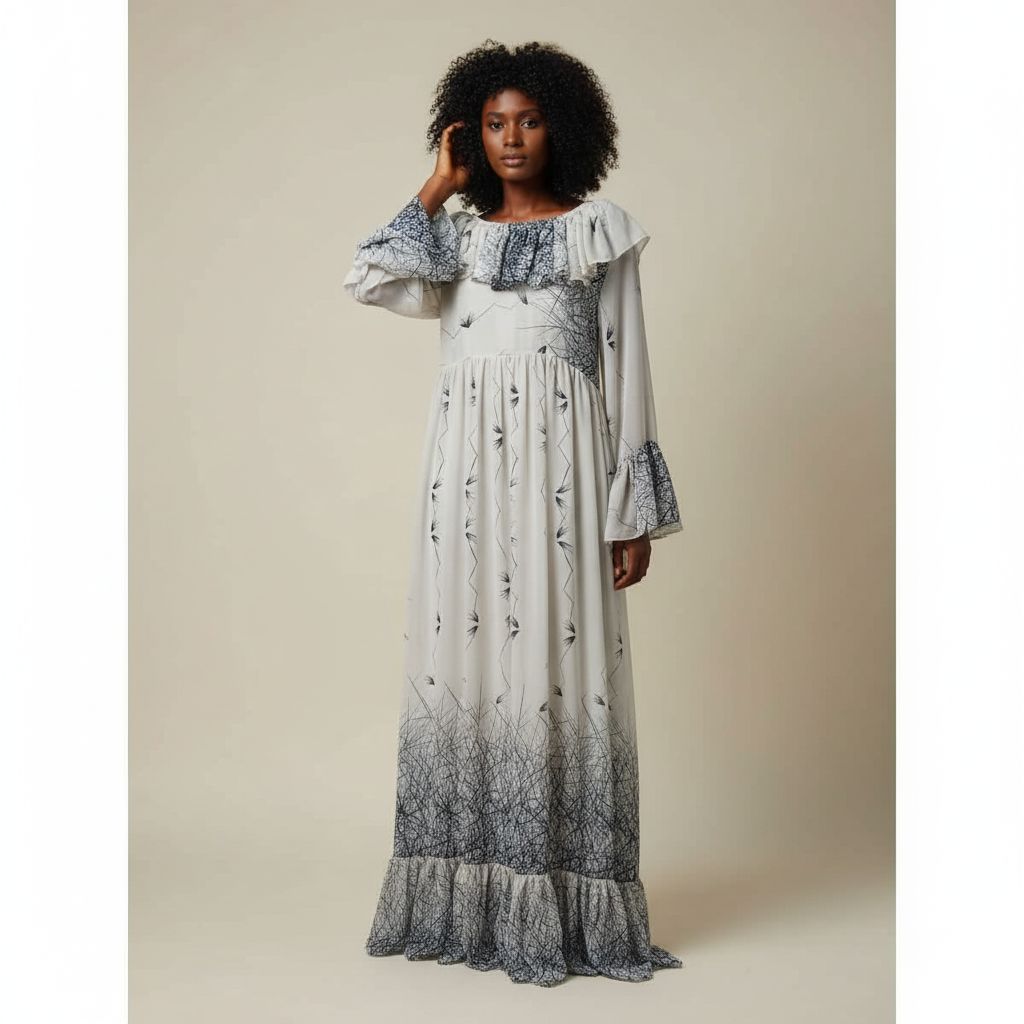 Robe femme en chiffon