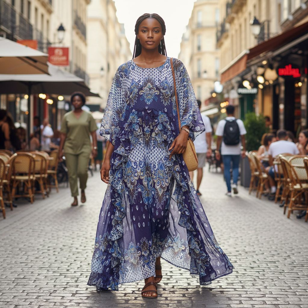 Robe femme en chiffon ou mousseline