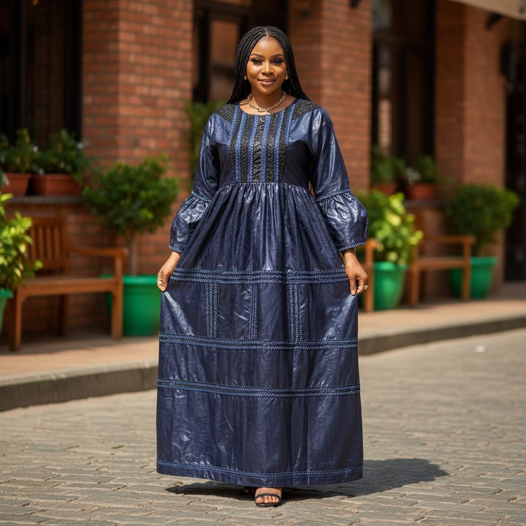 Robe femme Geztner longue élégante, brodée, mariage ou cérémonie