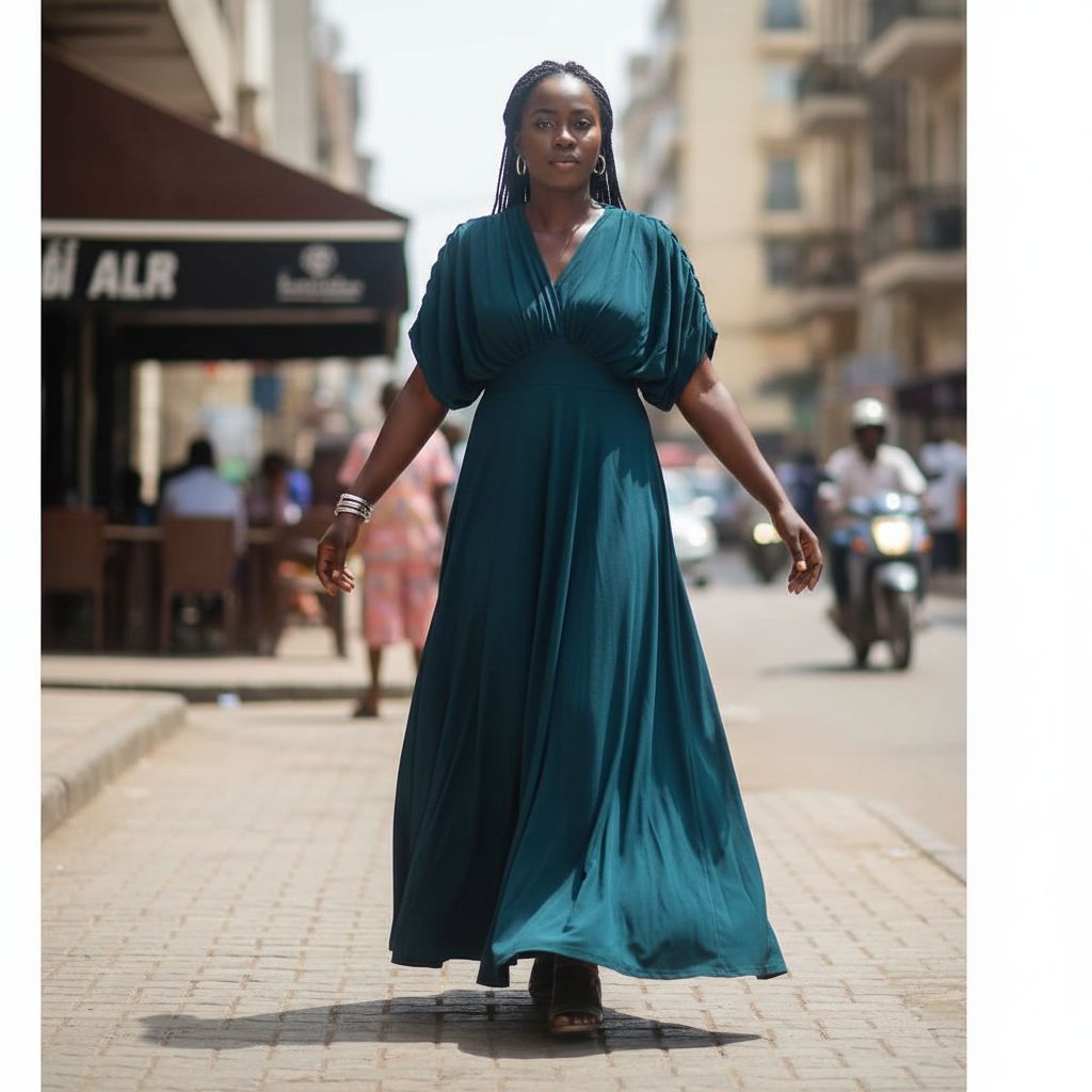 Robe longue élégante femme en lycra, chic et confortable, multi-tailles couleurs