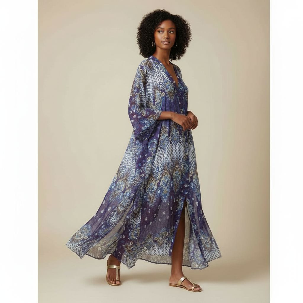 Robe femme en chiffon ou mousseline