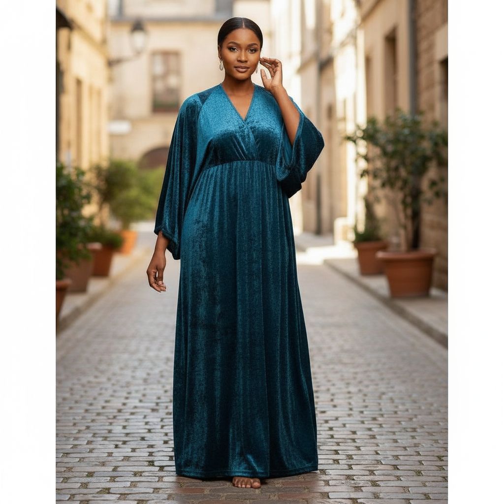 Robe femme en velours
