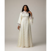 Robe femme en organza et dentelle