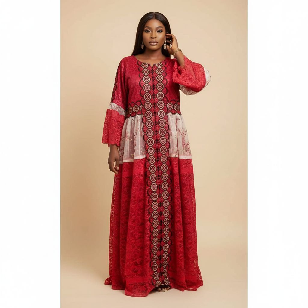 Robe femme soie dentelle élégante cérémonie, broderie florale chic