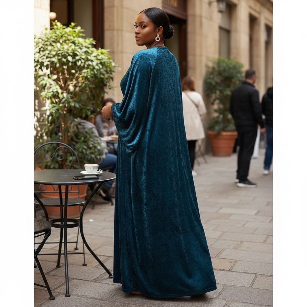 Robe femme en velours