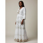 Robe voile suisse blanche Geztner