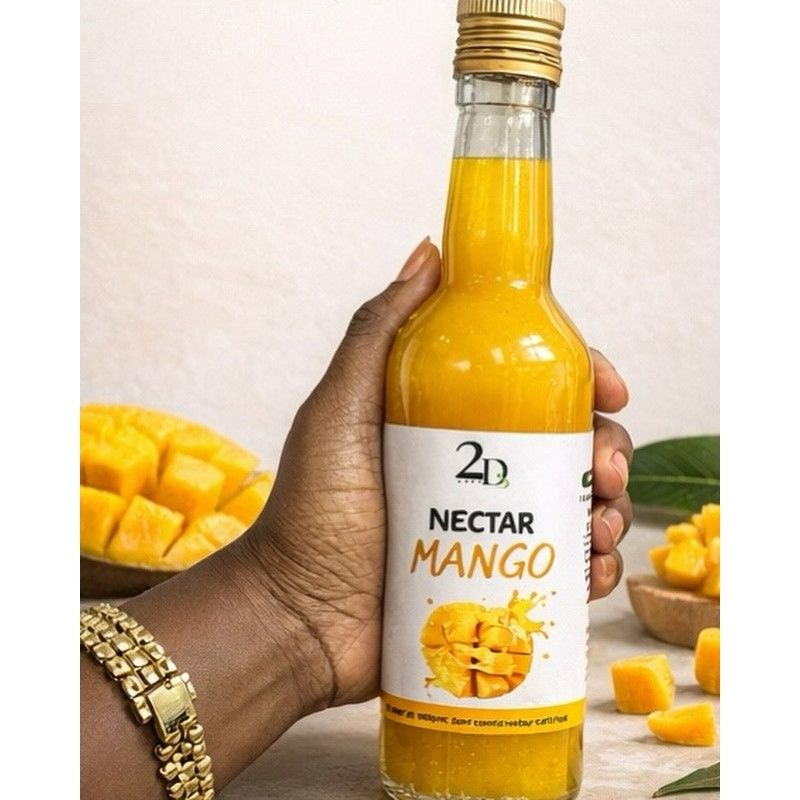 Jus de mangue premium 500ml – Boisson fruitée naturelle en bouteille verre