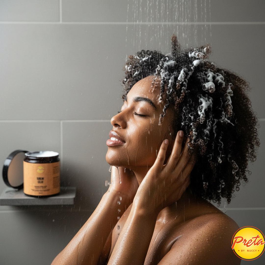 Masque Capillaire Sublim’Eclat cheveux texturés Karité, Cacao, Argan, Ricin & Pastèque