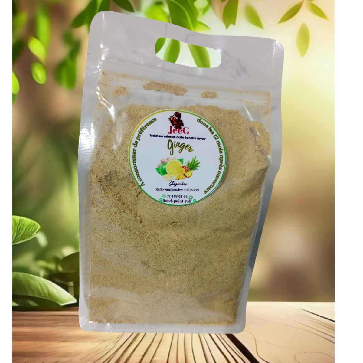 gingembre en poudre premium du Sénégal pour des recettes irrésistibles