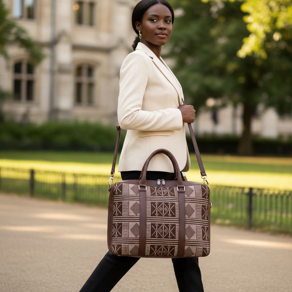 Sac en cuir pour ordinateur élégant homme et femme, marron beige ou noir