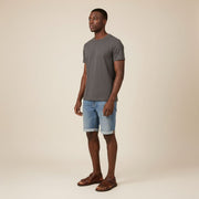 Sandale cuir homme marron chic et confortable à brides croisées ajustables