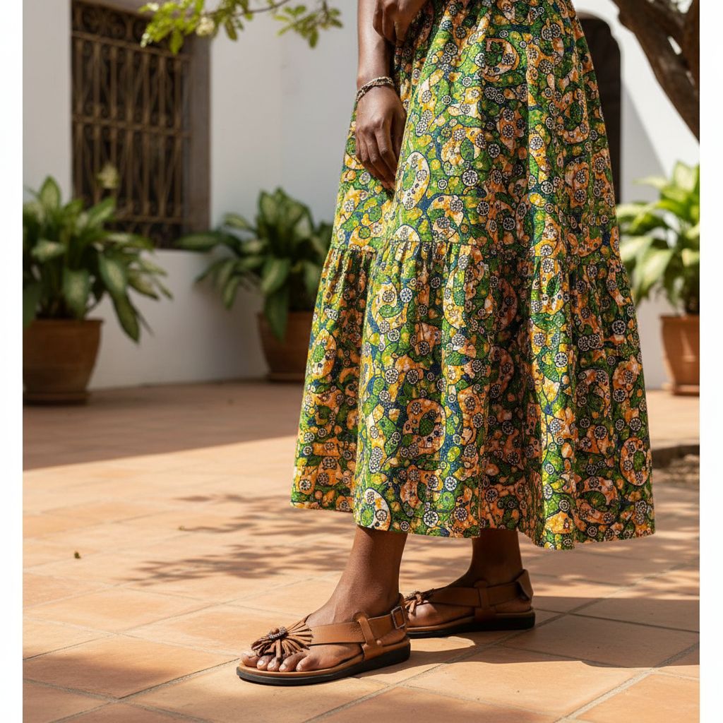 Sandale femme cuir marron artisanale