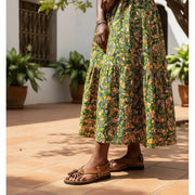 Sandale femme cuir marron artisanale