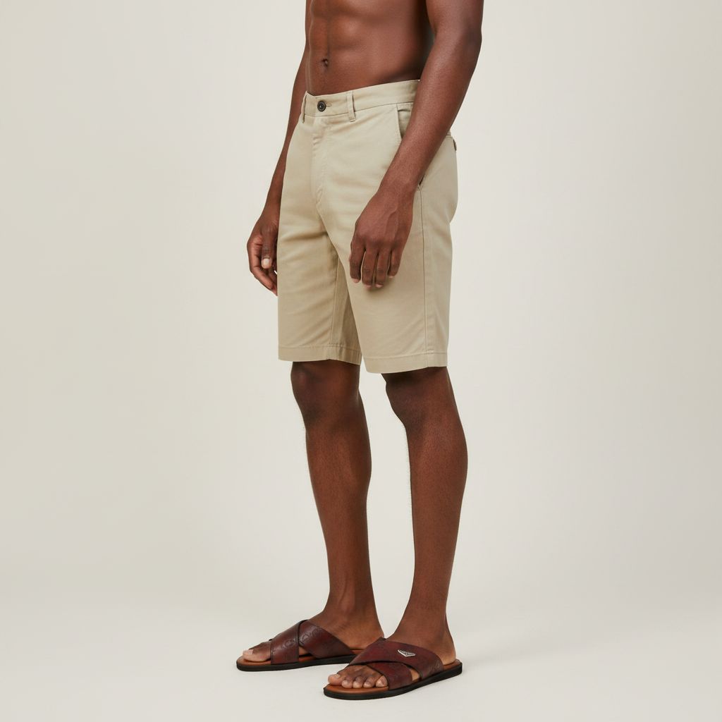 Sandale homme cuir marron et noir, confort été, grande taille 45