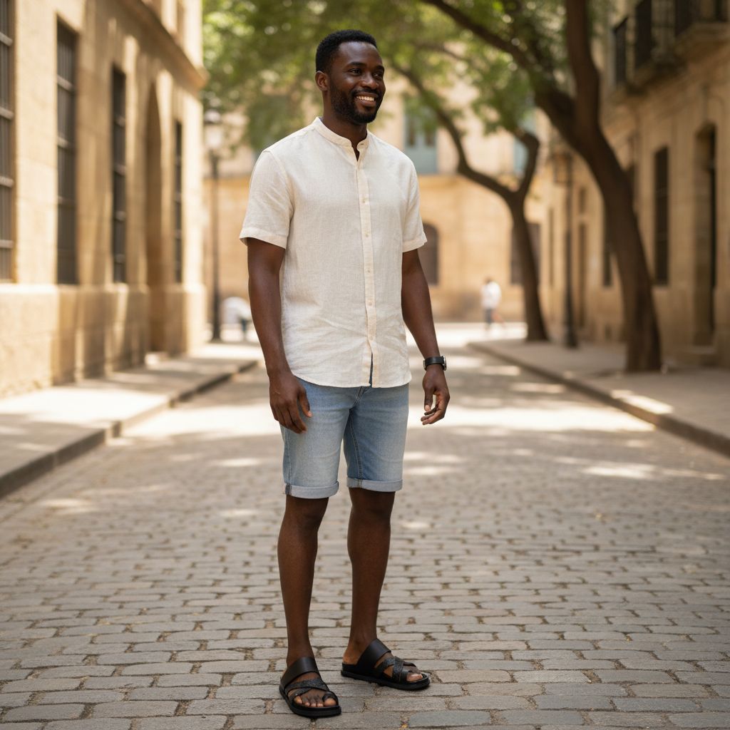 Sandale homme cuir noire élégante et confortable, maintien optimal été