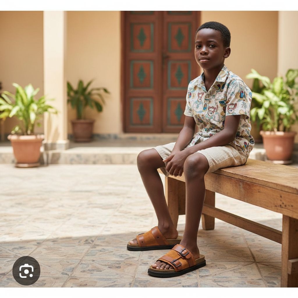 Sandales cuir homme confortable à talon orthopédique, ajustables et élégantes