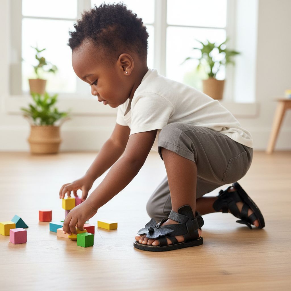 Sandales enfant cuir confort et robustesse artisanale