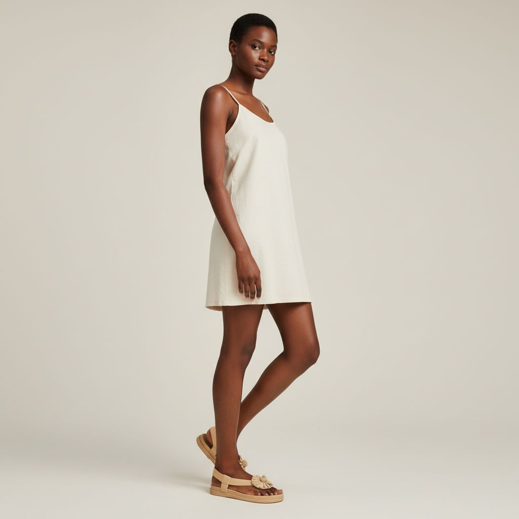 Sandales plates femme Padame en similicuir, élégantes et confortables