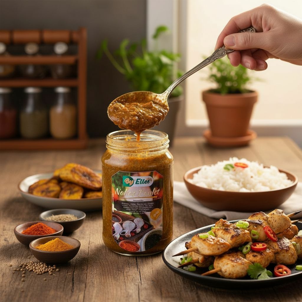 Sauce poulet maison Nokos – Épices naturelles, marinade africaine artisanale