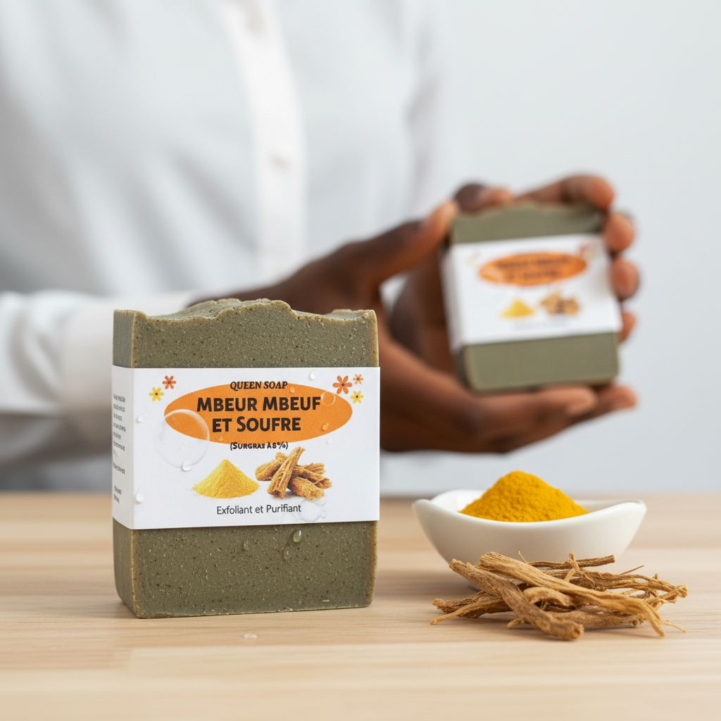 Savon artisanal naturel mbeur mbeuf – Surgras hydratant visage et corps