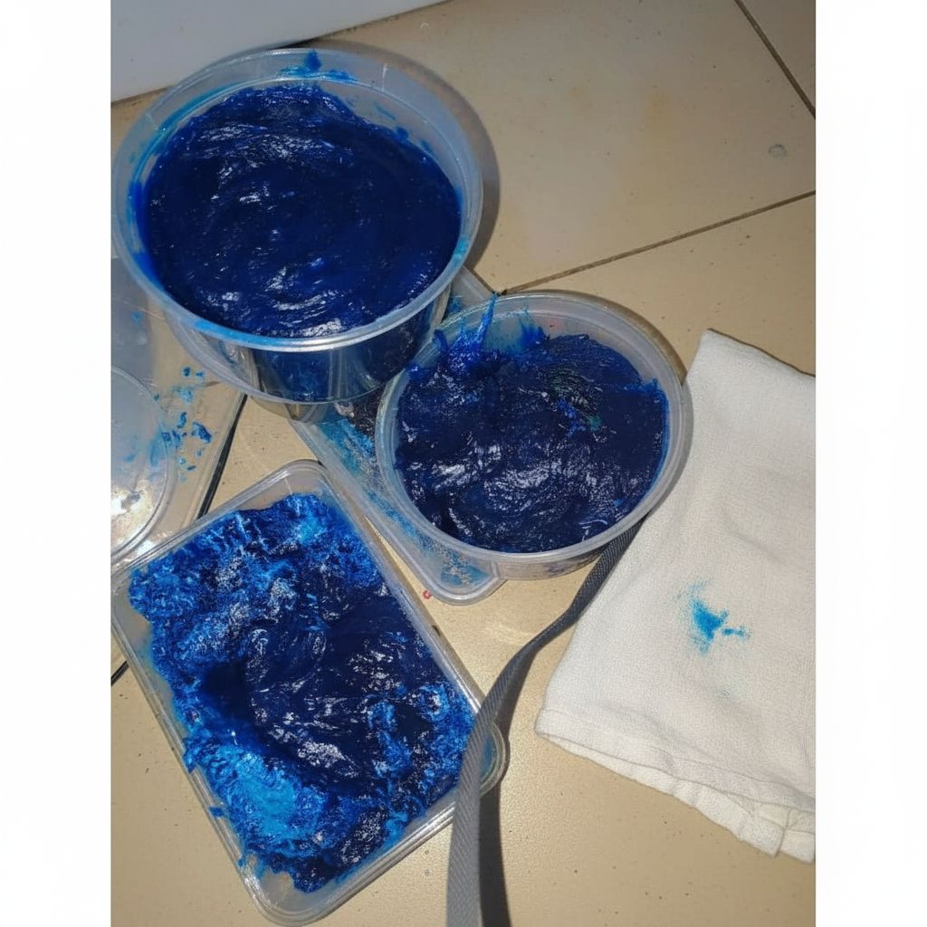 Savon nila bleu 1 kilo – Savon artisanal exfoliant et cosmétique naturel