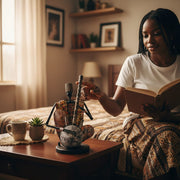 Sculpture musiciens africaine en papier recyclé – Décoration ethnique artisanale