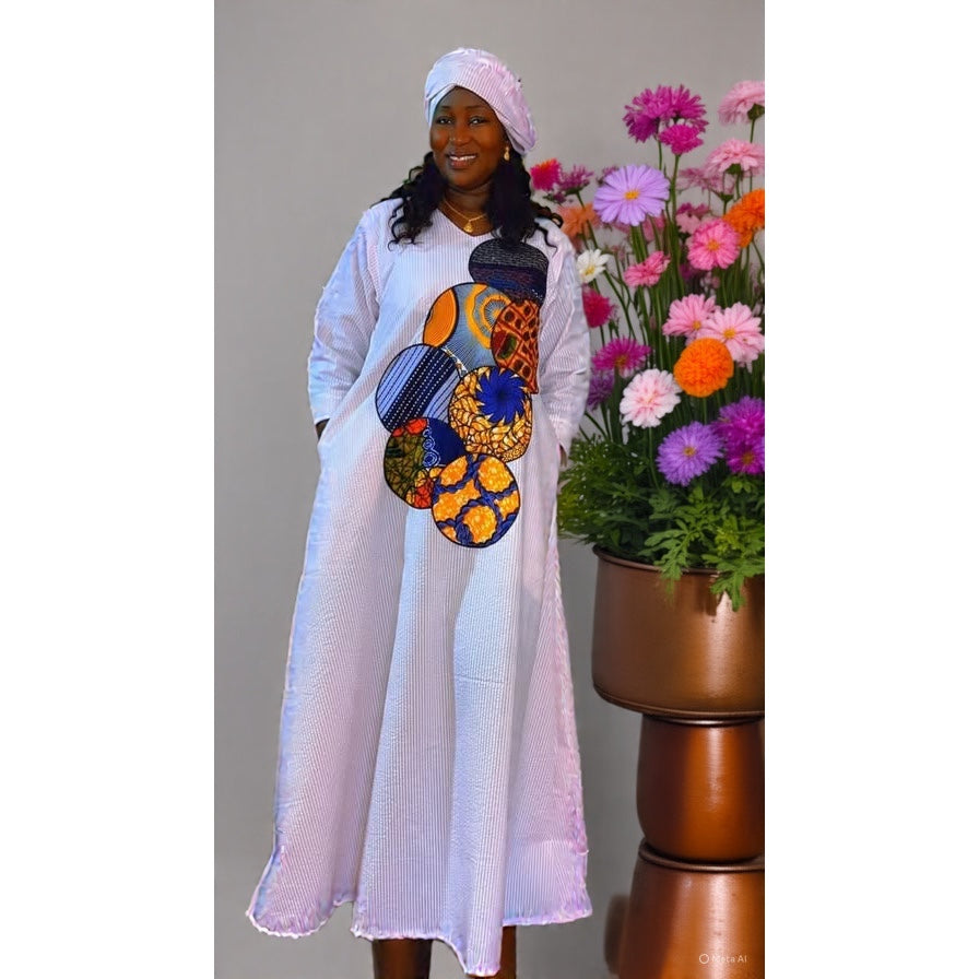 Kaftan femme collection jaja élégance moderne en coton premium