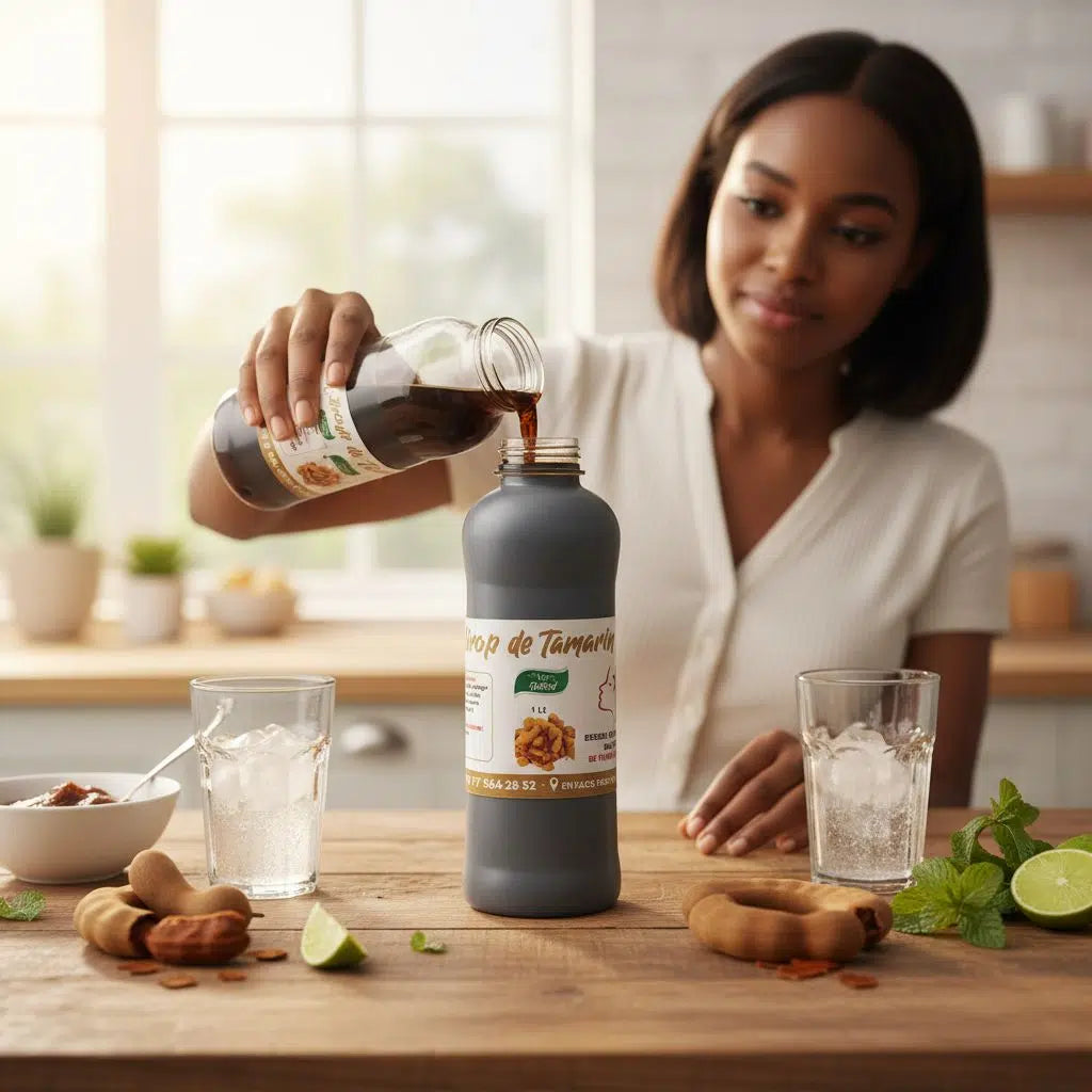 Sirop tamarin naturel 1L riche en vitamine C