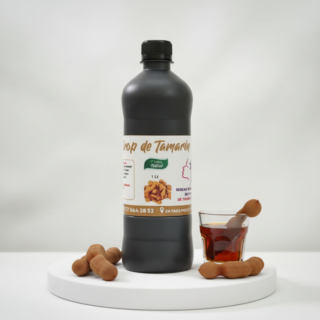 Sirop tamarin naturel 1L riche en vitamine C