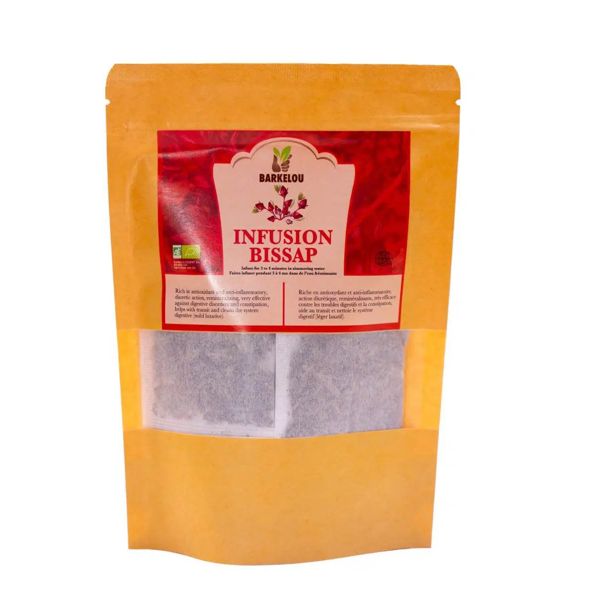 Infusion Bissap Bio 20 Sachets – Tisane Hibiscus Santé Naturelle