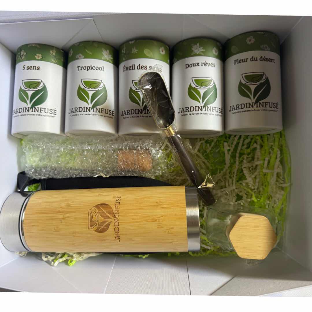 Coffret cadeau box premium thés et infusions naturelles