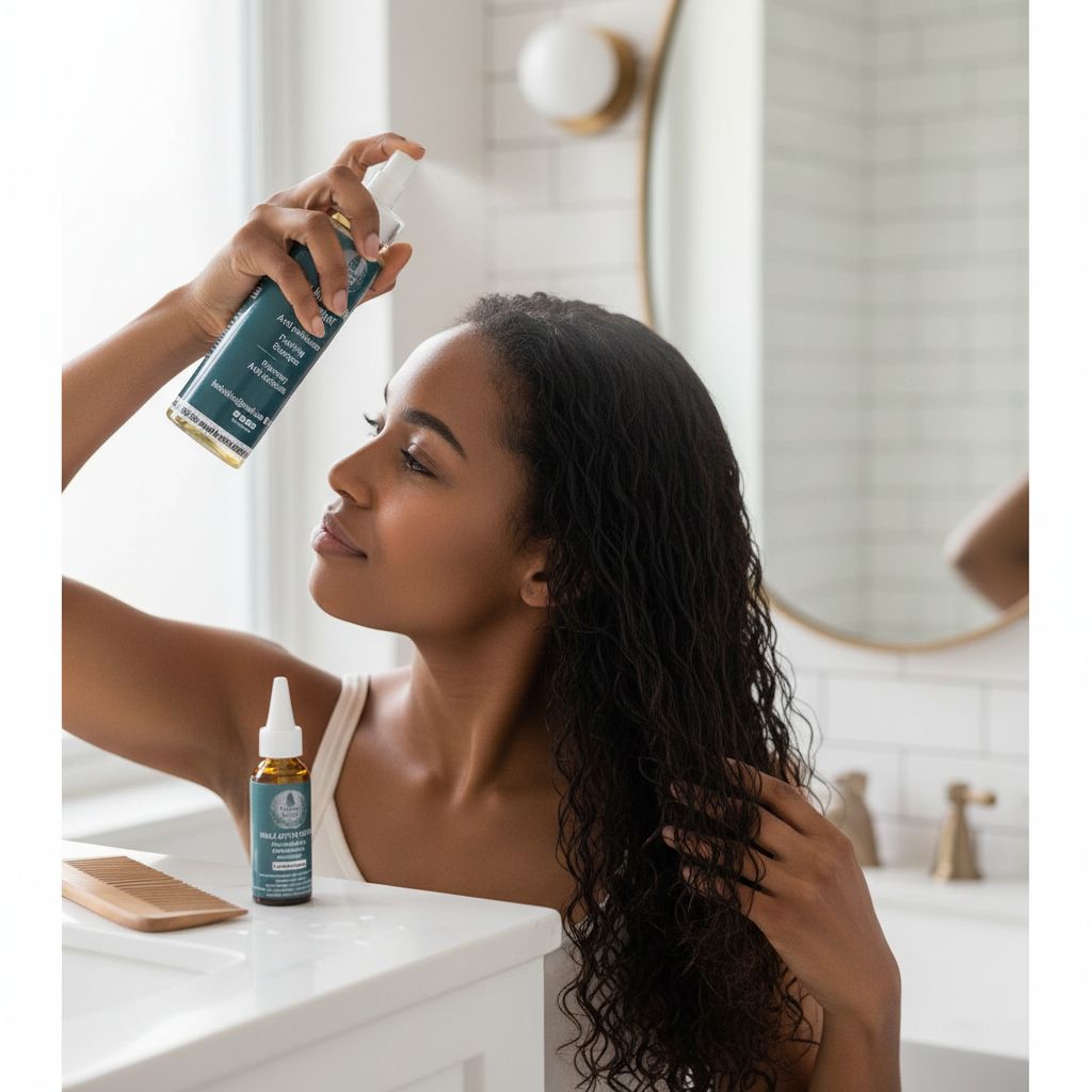 Soin cheveux sec naturel : shampooing romarin et huile pousse bio