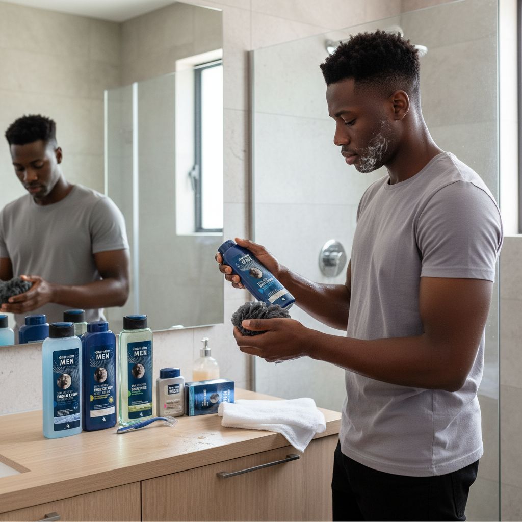Coffret soin homme quotidien : lait corps, gel douche 3 en 1, rasoir, parfum