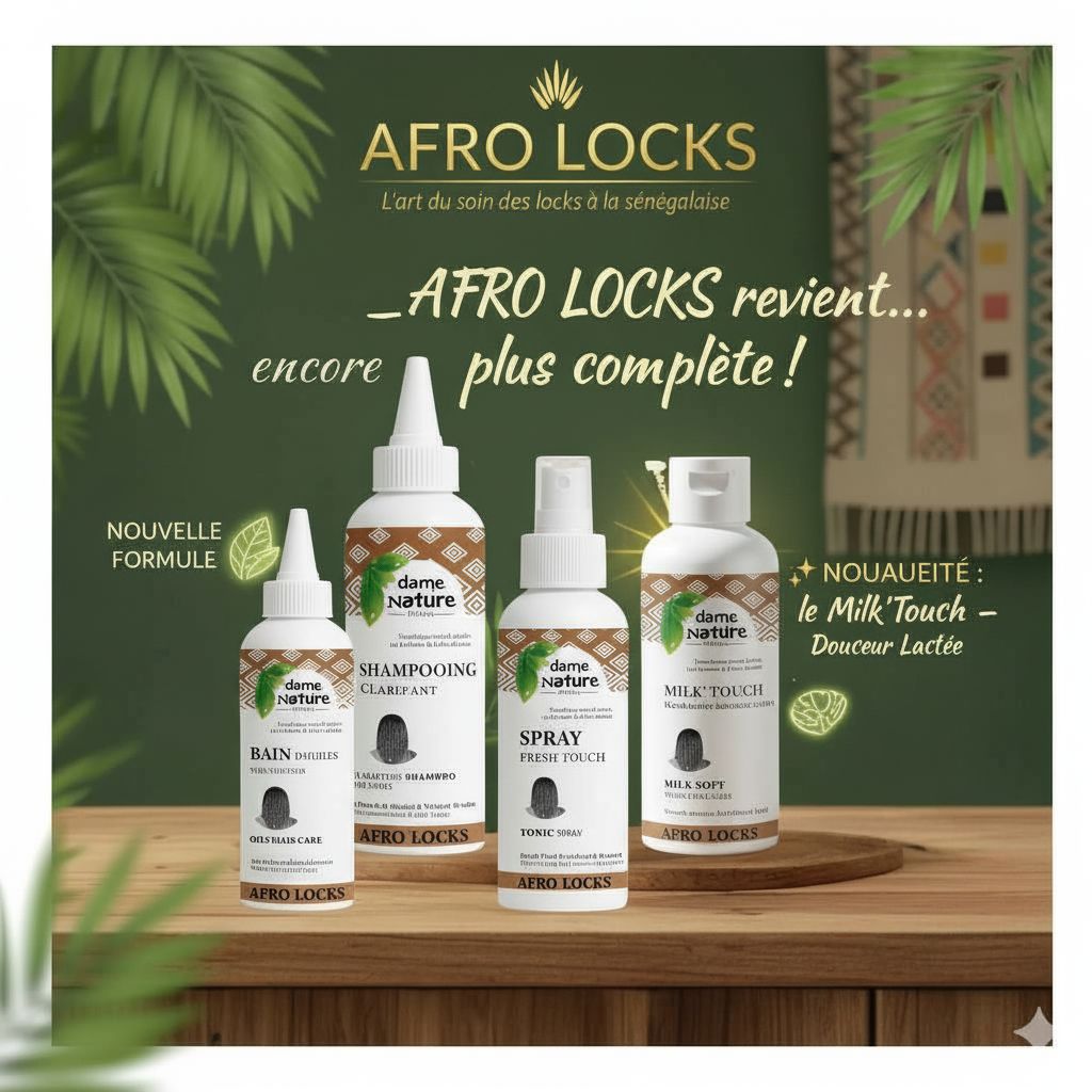 Pack soins hydratation de cheveux locks et afro