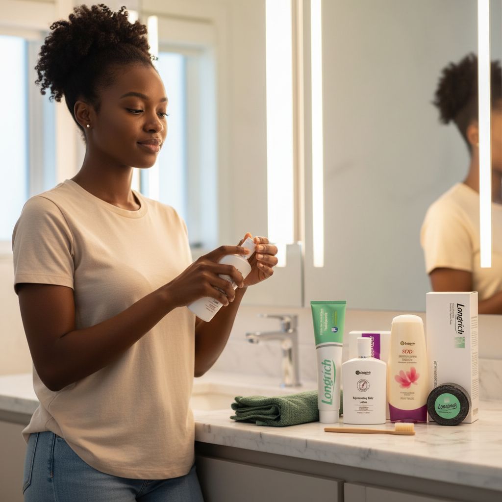 Mini coffret soins corps Longrich hydratant