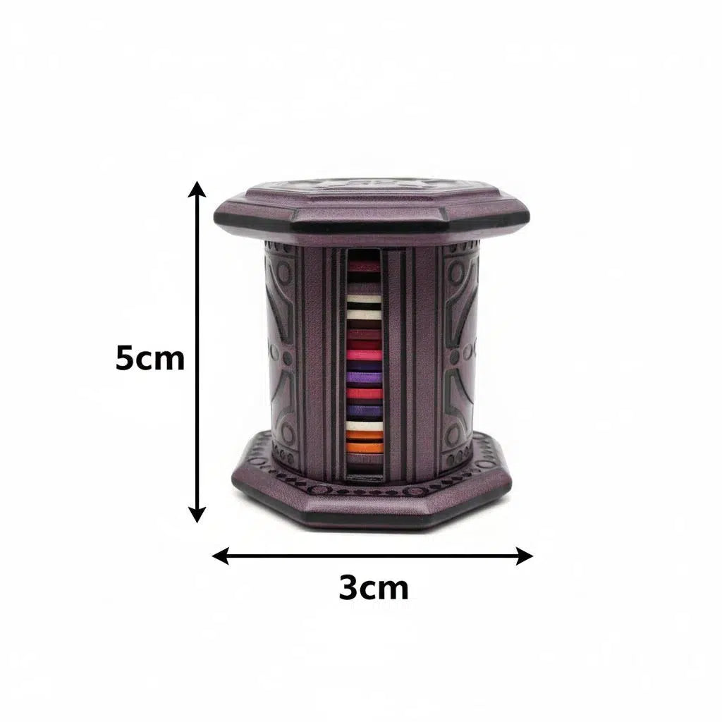 Lot de sous verre en cuir artisanal avec boîte de rangement