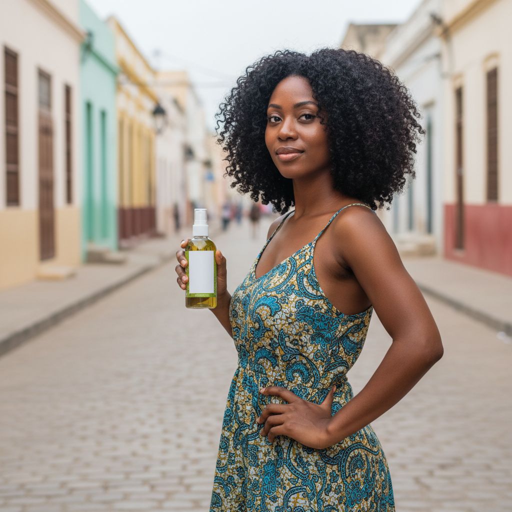 Spray capillaire naturel moringa et citron vert - Hydratant et revitalisant