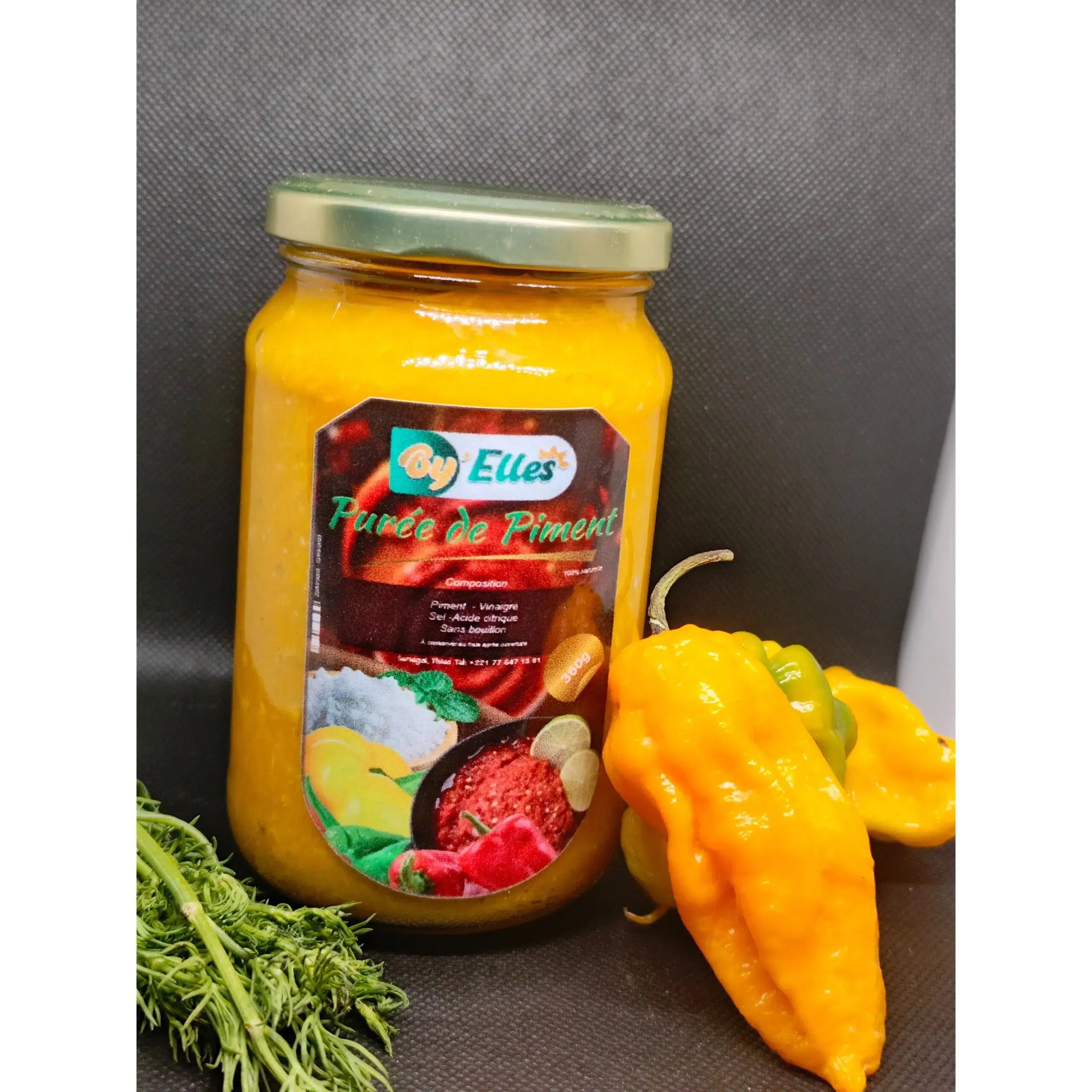 Purée de piment artisanale premium By Elles – Naturelle, locale et longue conservation