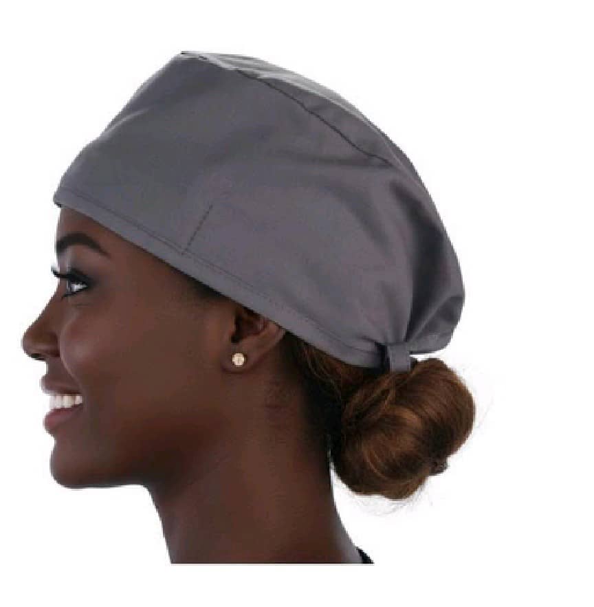 Calot médical élégant et ajustable – Bonnet hospitalier en coton