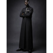 Jalaba homme élégante avec pantalon, ensemble traditionnel chic et moderne