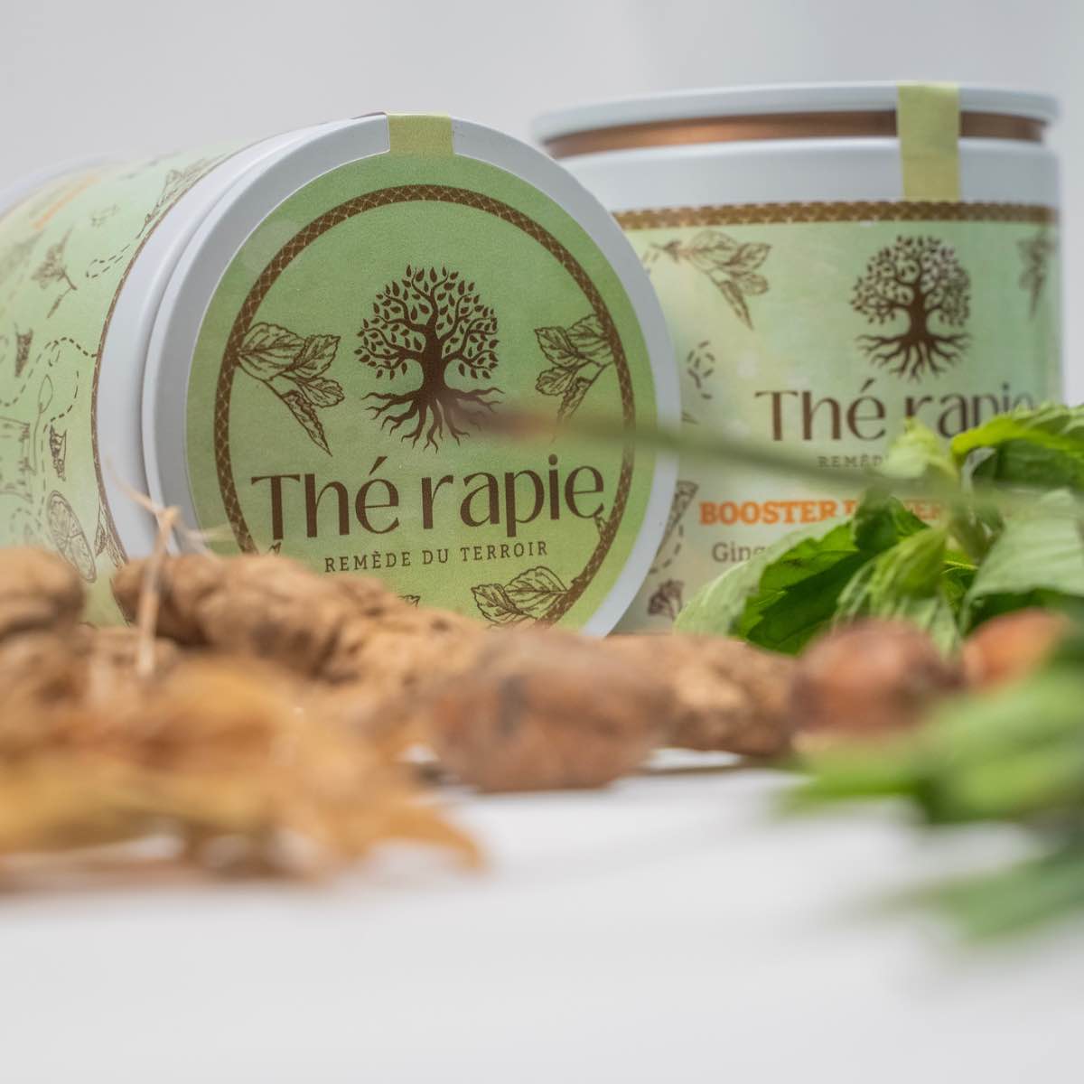 Booster énergie naturel : thé gingembre maca, vitalité et libido, 146g