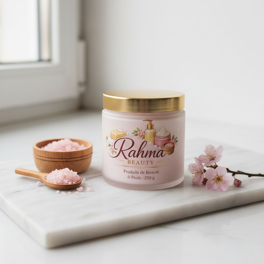 Cosmétiques naturels Rahma Beauty : soins exfoliants et hydratants artisanaux