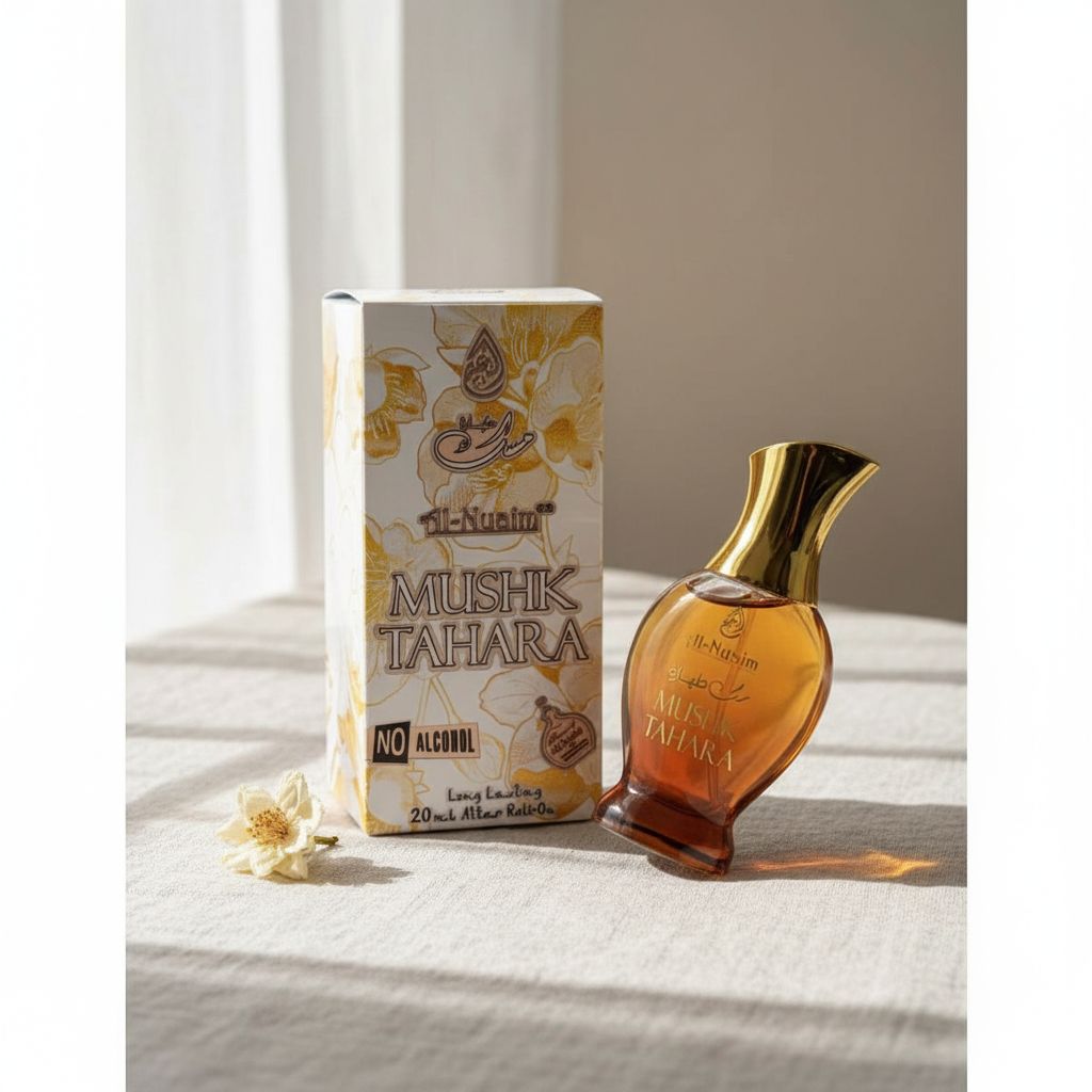 Huile parfumée sans alcool Mushk Tahara roll-on, parfum oriental luxe