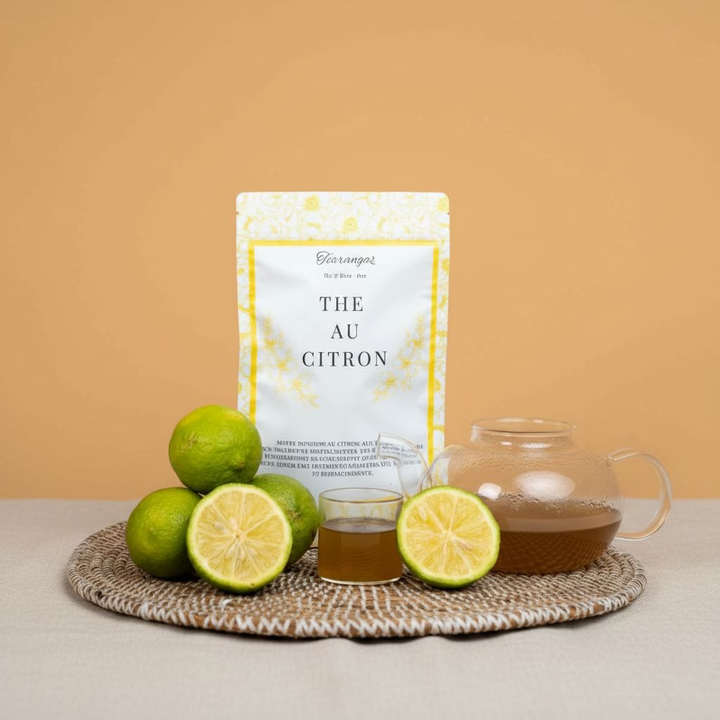 Thé au citron naturel Tearanga – Thé vert citronnelle detox et bien-être