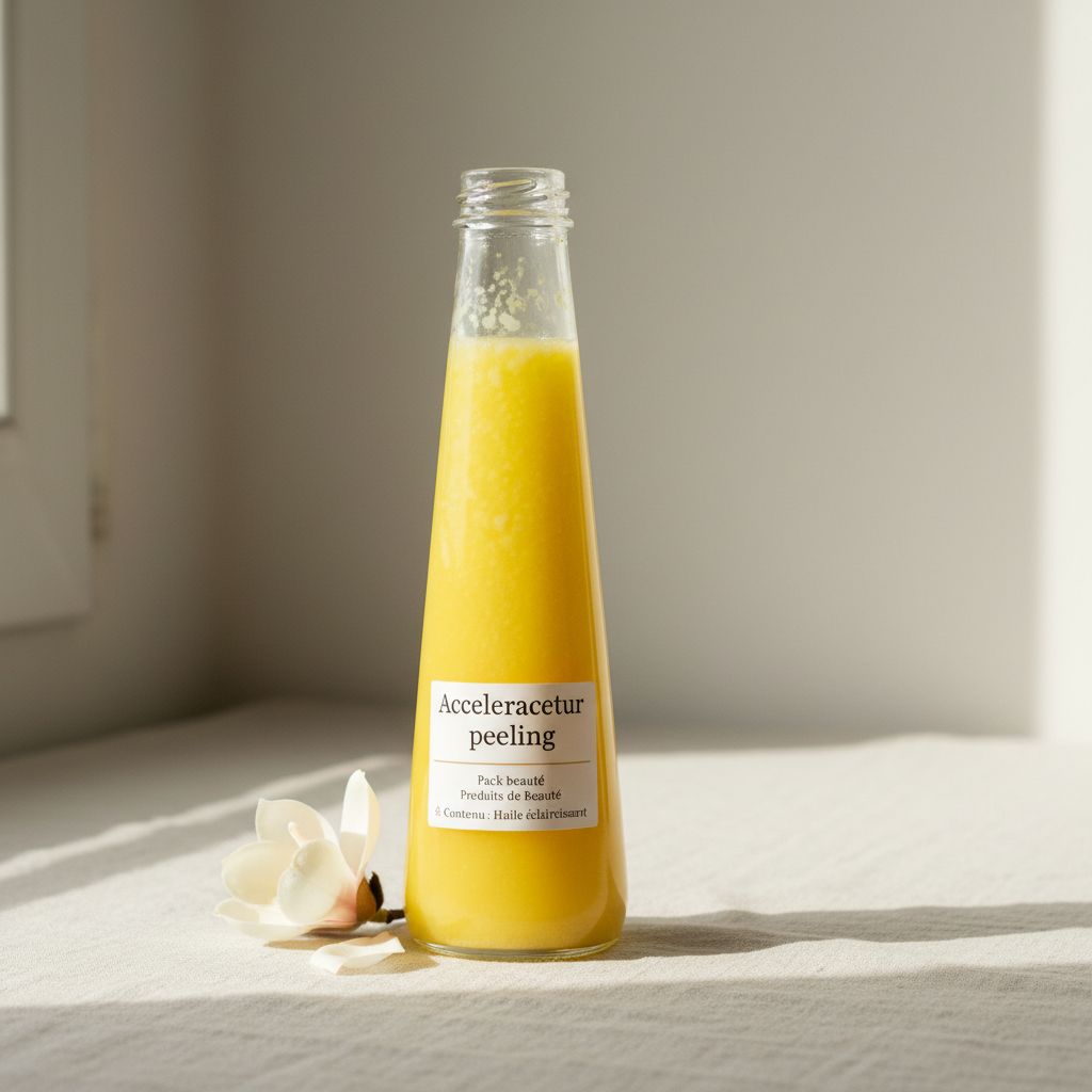 Accélérateur Peeling Visage – Huile Éclaircissante Naturelle Soin Éclat