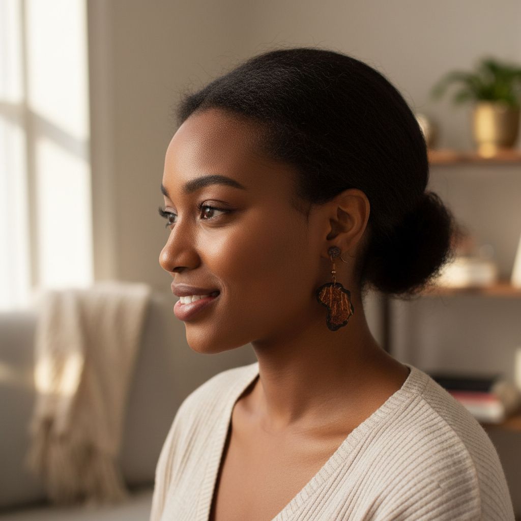 Boucles d’oreilles en coco artisanales bohème chic – Bijoux naturels femme