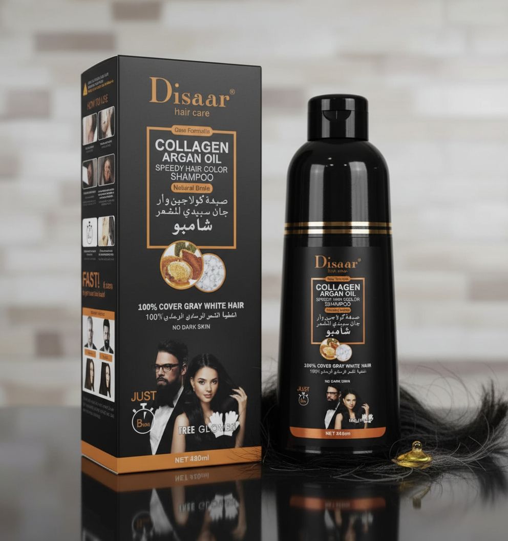 Shampoing collagène cheveux bouclés Disaar – Soin sans sulfate nourrissant